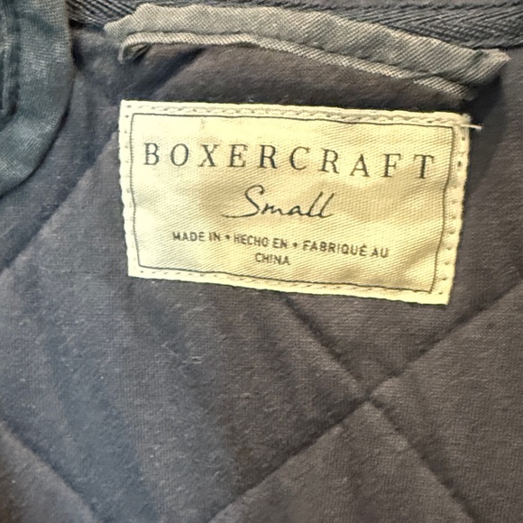 NWOT Washed Navy Quilted Jacket - Picture 2 of 4